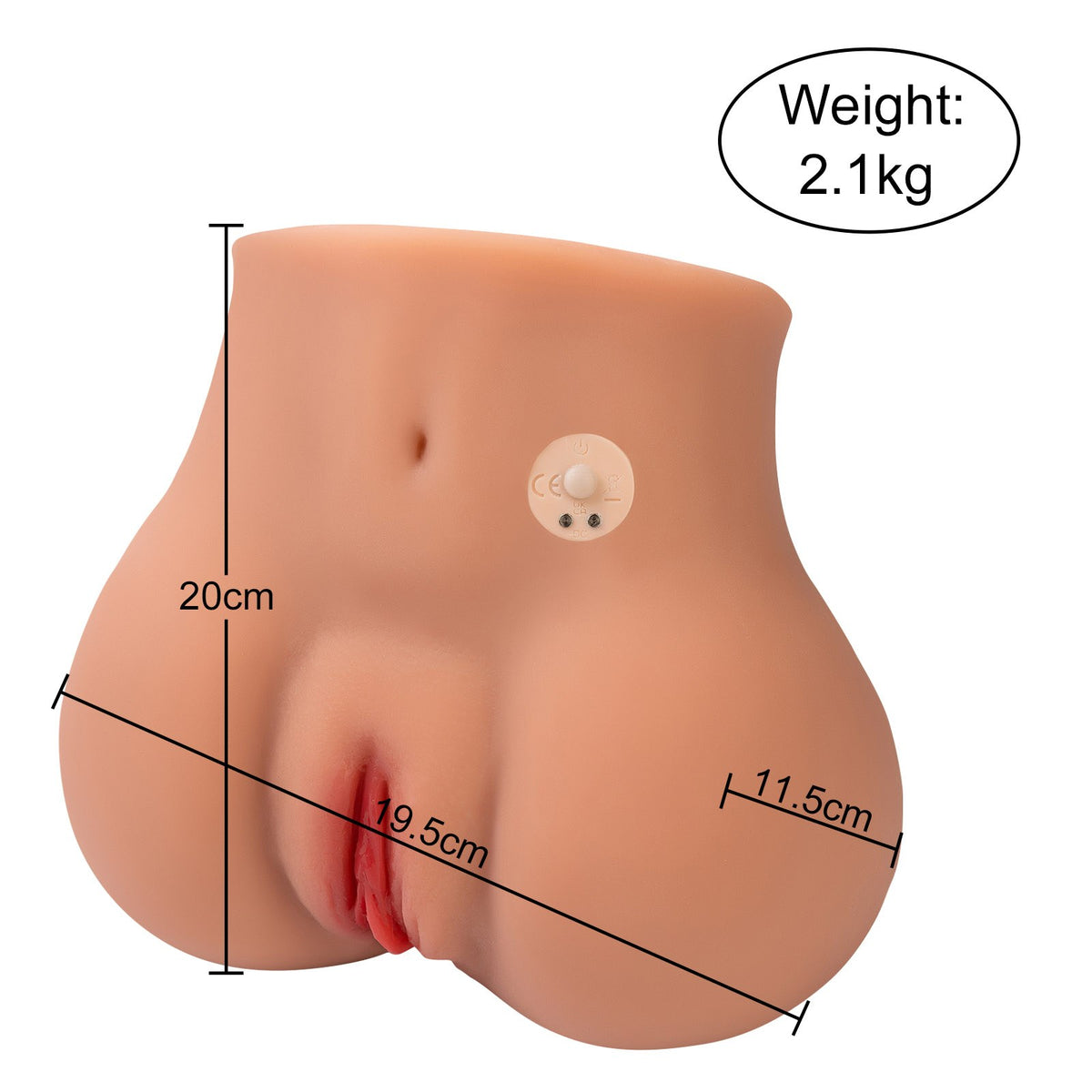 Roberta Vibrating Butt Torso | ToyFather