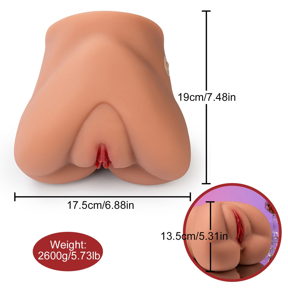 Rae Vibrating Butt Torso | ToyFather