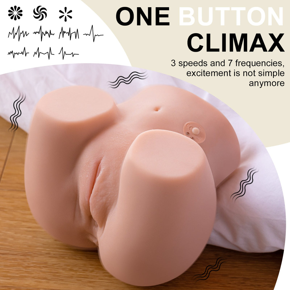 Connie Vibrating Butt Torso | ToyFather