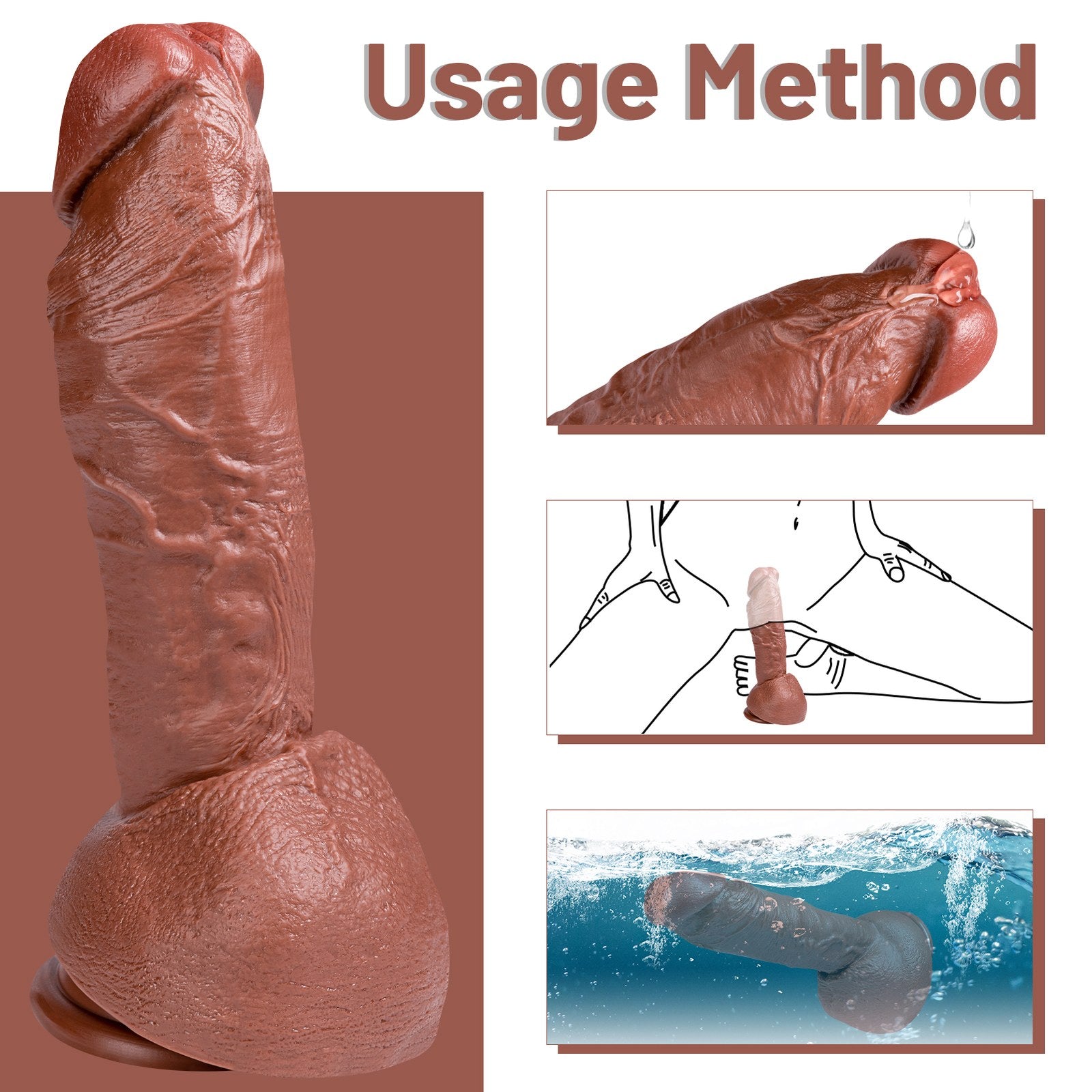 Clar Realistic Suction Cup Dildo | ToyFather