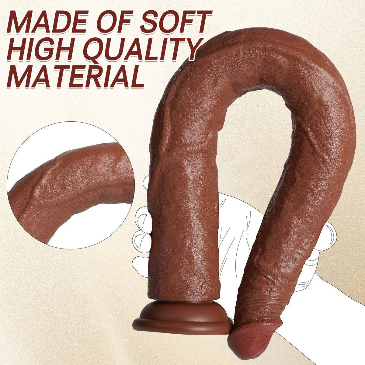 Baron Extra-Long Slim Dildo | ToyFather