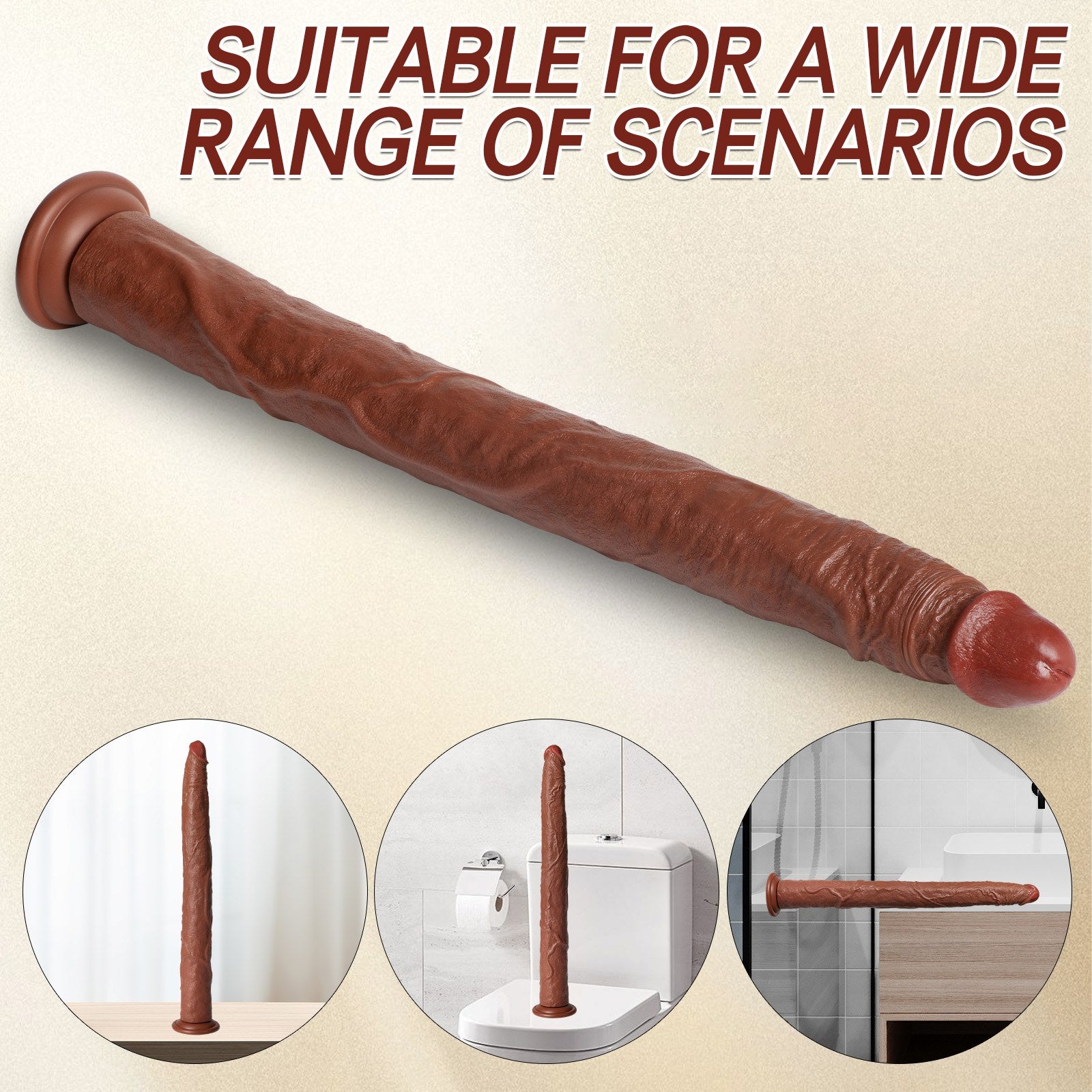 Baron Extra-Long Slim Dildo | ToyFather