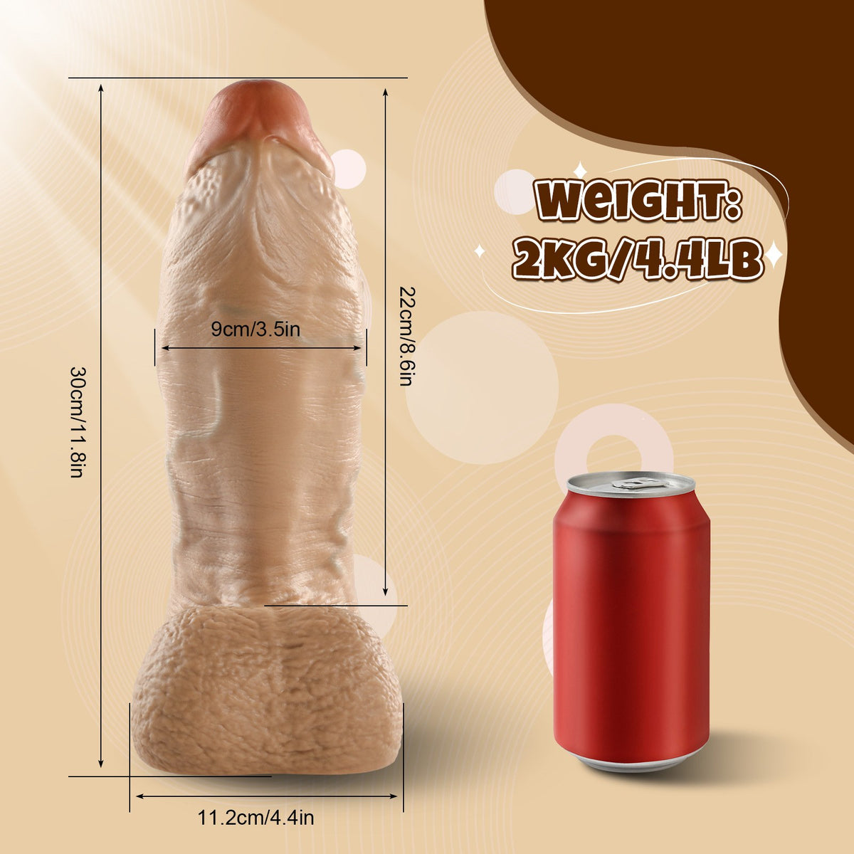 Reyna Extra-Thick Short Dildo | ToyFather