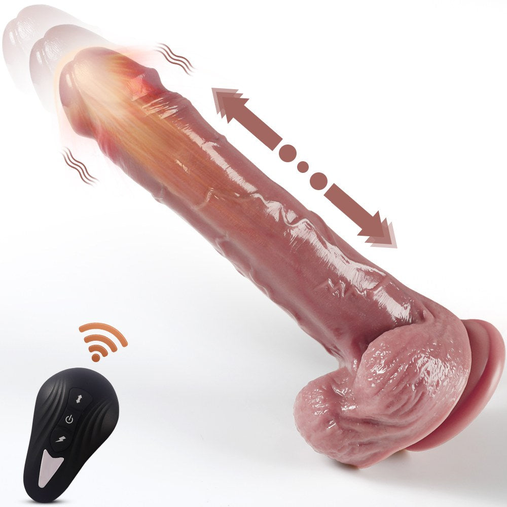 Harriet Thrusting Vibrating Dildo with Remote | ToyFather