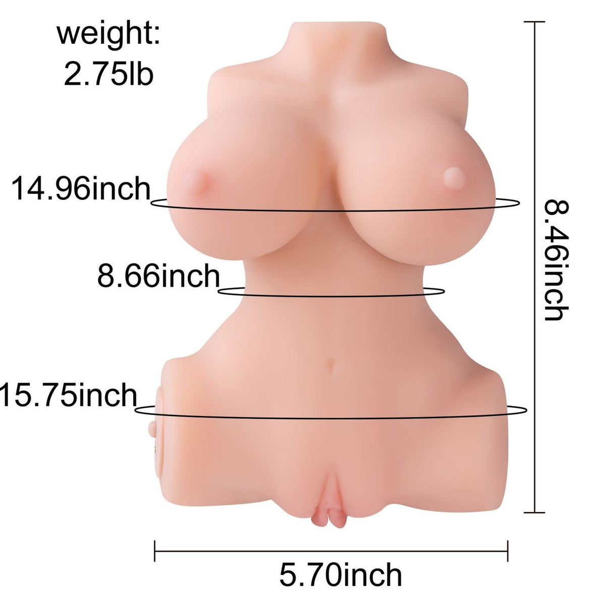 Elu Mini Vibrating Torso | ToyFather