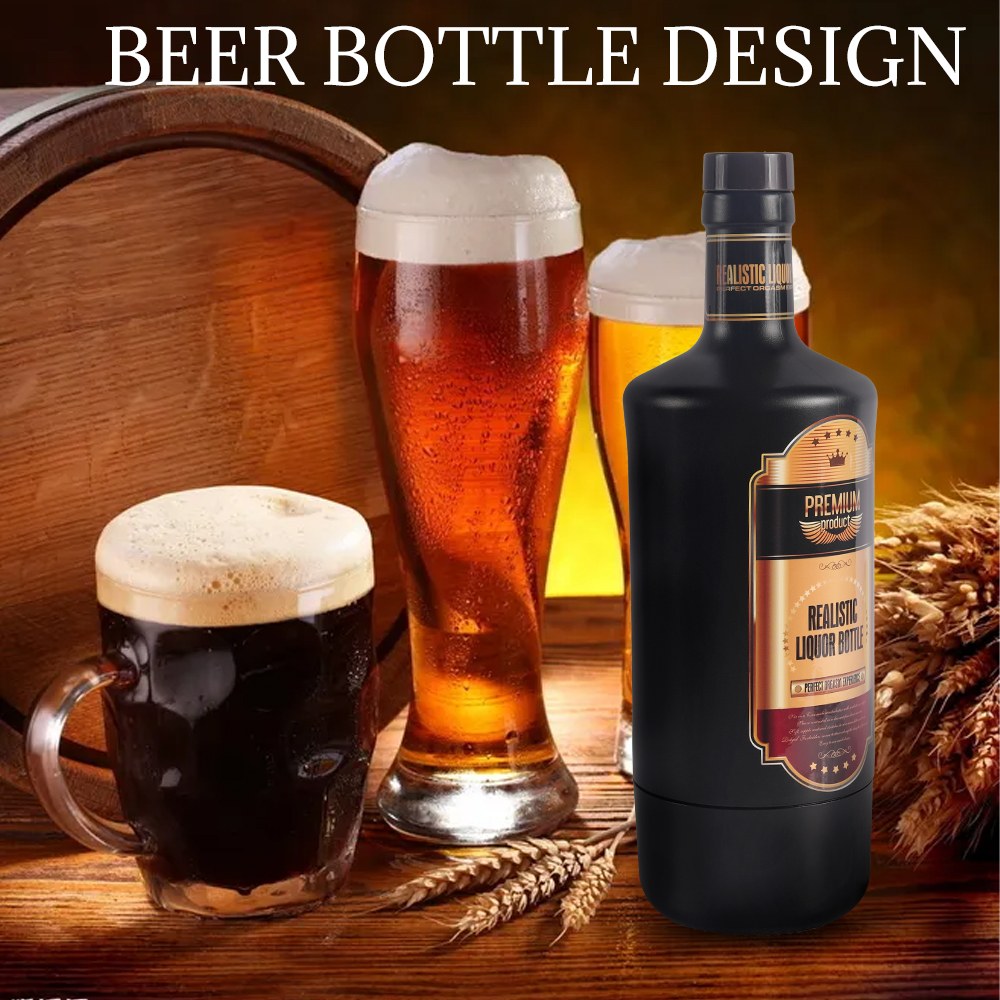 Lila Disguised Liquor Bottle Stroker | ToyFather