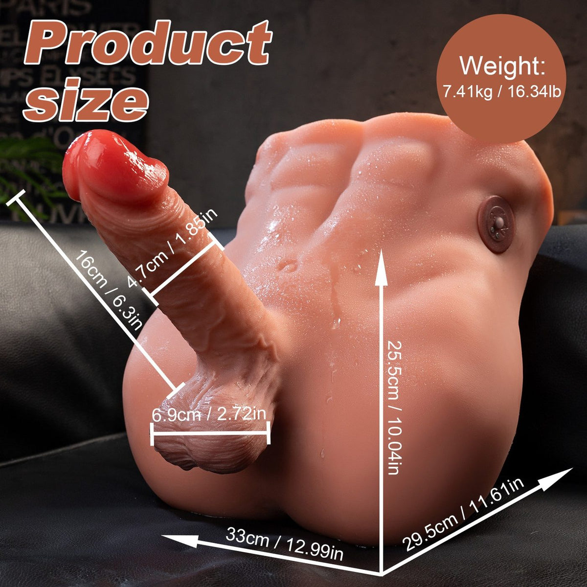 Hebe Pulsing Male Torso | ToyFather