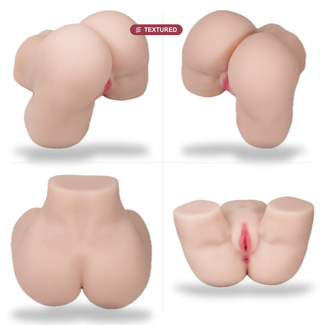 ToyFather Ruby: 14.8LB Textured Ass Sex Doll, Dual Channel TPE Male Masturbator